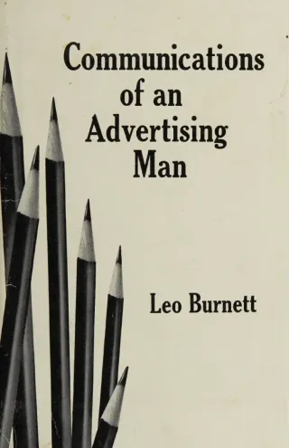 Copertina di Communications of an Advertising Man