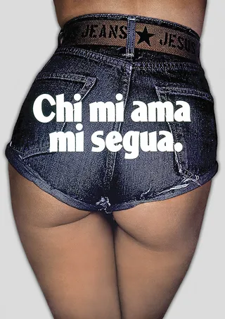 Annuncio della campagna Jesus Jeans